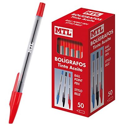 MTL Dohe pennlåda med huva 1,0 mm 50 st Röd MTL Dohe pennlåda med huva 1,0 mm 50 st Röd