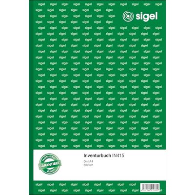 Sigel IN415 Lagerbok, A4, 50 blad Sigel IN415 Lagerbok, A4, 50 blad