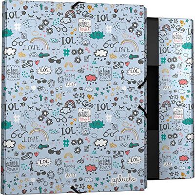 Grafoplás 82402602 Kollektion Epluche Mapp 3 Kavajer, Multifärg, Folio Grafoplás 82402602 Kollektion Epluche Mapp 3 Kavajer, Multifärg, Folio