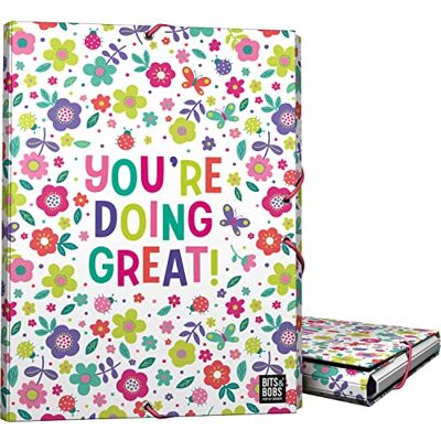 Grafoplás Mapp 3 flikar Fodrad kartong Hårt lock Folio Storlek Design Bits&Bobs Pop Up Design, Stor FSC-certifikat Grafoplás Mapp 3 flikar Fodrad kartong Hårt lock Folio Storlek Design Bits&Bobs Pop Up Design, Stor FSC-certifikat