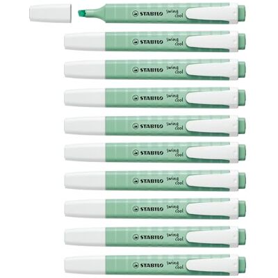 STABILO Swing Cool Pastell Highlighter - Kompakt, Dubbeltip STABILO Swing Cool Pastell Highlighter - Kompakt, Dubbeltip