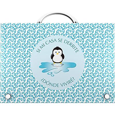 Grafoplás 37402431. Skolväska med handtag, Polypropylen Kollektion Wise Planet, Penguin Grafoplás 37402431. Skolväska med handtag, Polypropylen Kollektion Wise Planet, Penguin