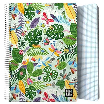 Grafoplás Anteckningsbok Plastlock 80 4x4 90g fyrkantiga ark Folio Storlek Spiral Design Bits&Bobs Pop Up Design Bugs samling FSC-certifikat Grafoplás Anteckningsbok Plastlock 80 4x4 90g fyrkantiga ark Folio Storlek Spiral Design Bits&Bobs Pop Up Design Bugs samling FSC-certifikat
