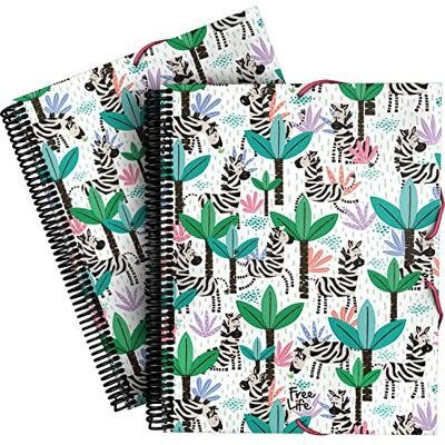 Grafoplás 39822440. Mapp med 30 Transparent, A4, Spiral, Polypropylen Caps, Stängning Gummi, Ingår Transparent, Kollektion Freelife, Zebra Grafoplás 39822440. Mapp med 30 Transparent, A4, Spiral, Polypropylen Caps, Stängning Gummi, Ingår Transparent, Kollektion Freelife, Zebra