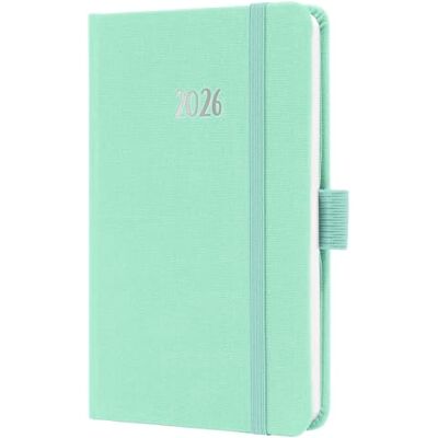 Sigel J6408 Wochenkalender Jolie 2026, ca. A6, , mintgrün: Agenda Jolie, Feel, Mighty Mint, Hardcover Sigel J6408 Wochenkalender Jolie 2026, ca. A6, , mintgrün: Agenda Jolie, Feel, Mighty Mint, Hardcover