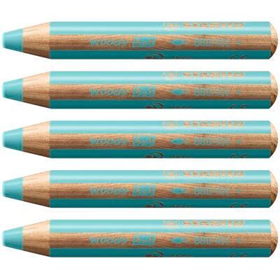 Stabilo - Kleurpotlood 880 woody 3 in 1 pastel blauw - Pastellblå - Colored pencil Stabilo - Kleurpotlood 880 woody 3 in 1 pastel blauw - Pastellblå - Colored pencil