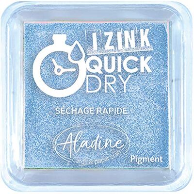 Aladine Izink Quick Dry bläck, pastellblå, 5 x 5 cm Aladine Izink Quick Dry bläck, pastellblå, 5 x 5 cm