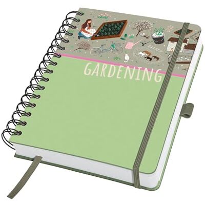Sigel JN654 Spiral-Notizbuch Jolie ca. A5 blanko braungrünrosa: Spiral-Notebook Jolie, Inspire, Garden Love, Hardcover Sigel JN654 Spiral-Notizbuch Jolie ca. A5 blanko braungrünrosa: Spiral-Notebook Jolie, Inspire, Garden Love, Hardcover
