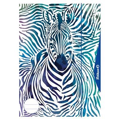 Pelikan 238205 kombimapp (samlarmapp och ritblock), A3, motiv: Zebra, 1 styck Pelikan 238205 kombimapp (samlarmapp och ritblock), A3, motiv: Zebra, 1 styck