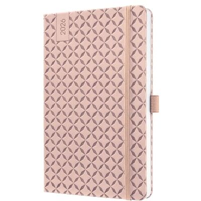Sigel J6131 Wochenkalender Jolie 2026, ca. A5, , rosé: Agenda Jolie, Flair, Pearl Rose, Hardcover Sigel J6131 Wochenkalender Jolie 2026, ca. A5, , rosé: Agenda Jolie, Flair, Pearl Rose, Hardcover