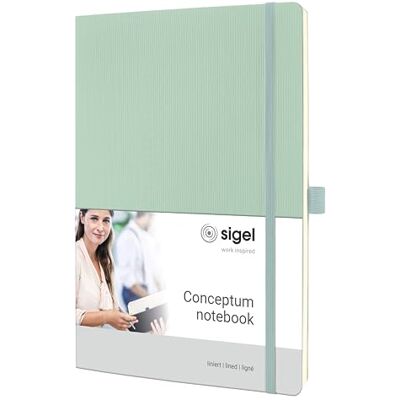 Sigel CO335 Notizbuch Conceptum, ca. A4, liniert, mintgrün: Notebook Conceptum, Classic, Softcover Sigel CO335 Notizbuch Conceptum, ca. A4, liniert, mintgrün: Notebook Conceptum, Classic, Softcover