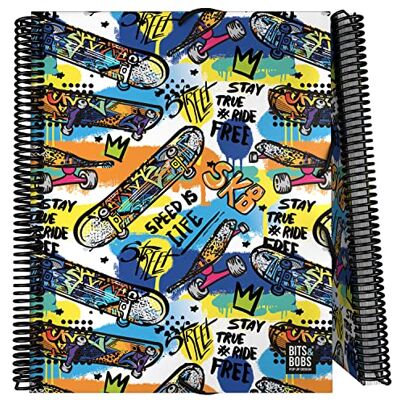 Grafoplás Arkiveringsmapp med fodral Spiral A4 30 Transparent foder Flexibla lock Inkluderar plast Street, Bits&Bobs Pop Up Design Grafoplás Arkiveringsmapp med fodral Spiral A4 30 Transparent foder Flexibla lock Inkluderar plast Street, Bits&Bobs Pop Up Design
