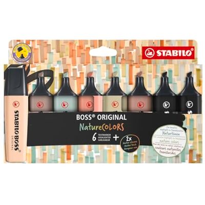 STABILO NatureColors Markerset - 6 Färger STABILO NatureColors Markerset - 6 Färger