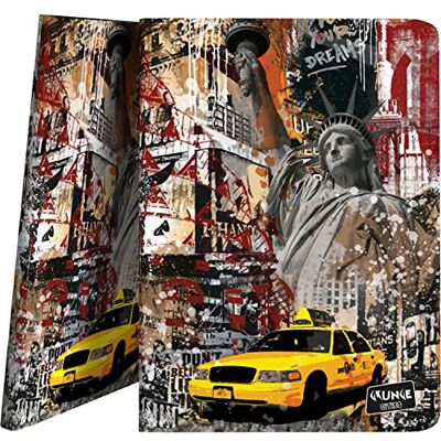Grafoplás 1332446 pärm med 30 genomskinliga fickor A4 polypropylenlock New York Collection Cities Grafoplás 1332446 pärm med 30 genomskinliga fickor A4 polypropylenlock New York Collection Cities