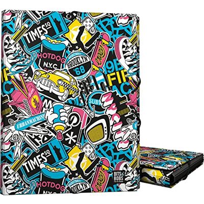 Grafoplás 3 Lapel mapp Fodrad kartong Hårt lock Folio Storlek Design Bits&Bobs Pop Up Design, New York FSC-certifikat Grafoplás 3 Lapel mapp Fodrad kartong Hårt lock Folio Storlek Design Bits&Bobs Pop Up Design, New York FSC-certifikat