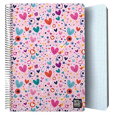 Grafoplás Anteckningsbok Plastlock 80 4x4 90g fyrkantiga ark Folio-storlek Spiral Design Bits&Bobs Pop Up Design Hearts samling FSC-certifikat Grafoplás Anteckningsbok Plastlock 80 4x4 90g fyrkantiga ark Folio-storlek Spiral Design Bits&Bobs Pop Up Design Hearts samling FSC-certifikat