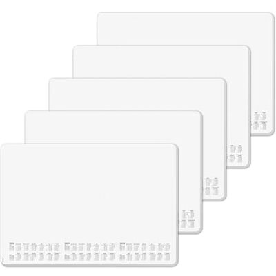Sigel H6301/5 pappersskrivbordsunderlägg DIN A2, kalender 2026–2028, 30 ark, prickiga, 5 stycken – med rundade hörn, skrivunderlägg av hållbart papper Sigel H6301/5 pappersskrivbordsunderlägg DIN A2, kalender 2026–2028, 30 ark, prickiga, 5 stycken – med rundade hörn, skrivunderlägg av hållbart papper