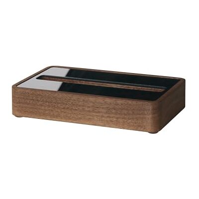 Sigel VA202 visitkortshållare gjord av valnötträ, 10,7 x 2,2 x 6,3 cm, för upp till 30 kort Sigel VA202 visitkortshållare gjord av valnötträ, 10,7 x 2,2 x 6,3 cm, för upp till 30 kort