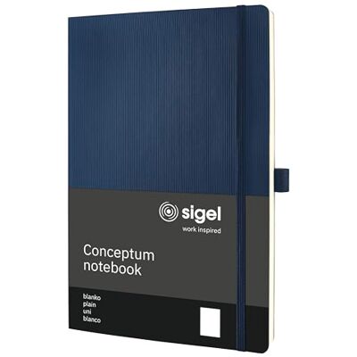 Sigel CO340 Notizbuch Conceptum, ca. A4, blanko, dunkelblau: Notebook Conceptum, Classic, Softcover Sigel CO340 Notizbuch Conceptum, ca. A4, blanko, dunkelblau: Notebook Conceptum, Classic, Softcover