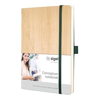 Sigel Co671 Premium prickig, A5, mjukt omslag i äkta bambu, beige Conceptum Sigel Co671 Premium prickig, A5, mjukt omslag i äkta bambu, beige Conceptum
