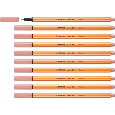 STABILO Fineliner point 88 Ask med 10 Puder STABILO Fineliner point 88 Ask med 10 Puder