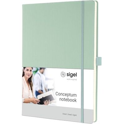 Sigel CO681 Notizbuch Conceptum, ca. A4, liniert, mintgrün: Notebook Conceptum, Classic, Hardcover Sigel CO681 Notizbuch Conceptum, ca. A4, liniert, mintgrün: Notebook Conceptum, Classic, Hardcover