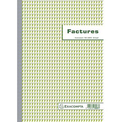 Exacompta grenrör "Factures", 297 x 210 mm, dupli VE = 1 Exacompta grenrör "Factures", 297 x 210 mm, dupli VE = 1