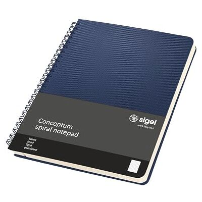 Sigel CO827 Spiralblock Conceptum, A5, liniert, dunkelblau: Notebook Conceptum, Classic, Hardcover Sigel CO827 Spiralblock Conceptum, A5, liniert, dunkelblau: Notebook Conceptum, Classic, Hardcover