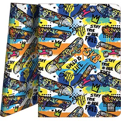 Grafoplás Skolmapp för genomskinliga ärmar A4 flexibelt skydd 30 polypropylenfyllningar bitar & bobs pop up-design gatusamling polybanor Grafoplás Skolmapp för genomskinliga ärmar A4 flexibelt skydd 30 polypropylenfyllningar bitar & bobs pop up-design gatusamling polybanor