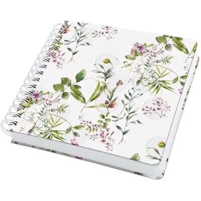 Sigel JQ101 Spiral-Notizbuch Jolie ca. A5 quadratisch blanko grünviolettweißpink: Spiral-Notebook Jolie, Inspire Square, Fairytale Garden, Hardcover Sigel JQ101 Spiral-Notizbuch Jolie ca. A5 quadratisch blanko grünviolettweißpink: Spiral-Notebook Jolie, Inspire Square, Fairytale Garden, Hardcover