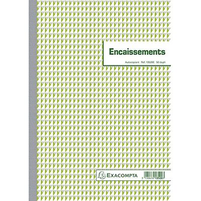 Exacompta Manifold encaissements 29,7x21cm 50 feuillets dupli autocopiants Exacompta Manifold encaissements 29,7x21cm 50 feuillets dupli autocopiants