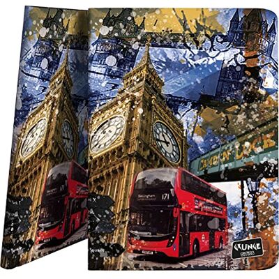 Grafoplás 1332445. Mapp med 30 fodral Transparent, A4, Polypropylen Caps, London, Cities Collection Grafoplás 1332445. Mapp med 30 fodral Transparent, A4, Polypropylen Caps, London, Cities Collection