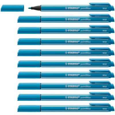 STABILO pointMax fineliner medium ljusblå - Fineliner STABILO pointMax fineliner medium ljusblå - Fineliner