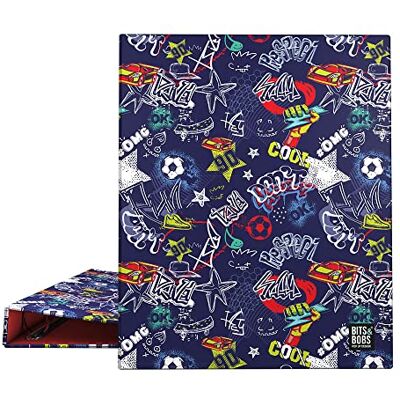 Grafoplás A4-arkivmapp 4 x 25 mm blandade ringar Bits & Bobs Pop Up Desing Collection Star FSC-certifierad Grafoplás A4-arkivmapp 4 x 25 mm blandade ringar Bits & Bobs Pop Up Desing Collection Star FSC-certifierad