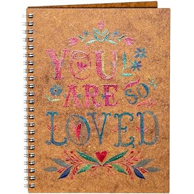 Lemn in Dar Dagbok A5 personalizata din lemn You are so loved Lemn in Dar Dagbok A5 personalizata din lemn You are so loved