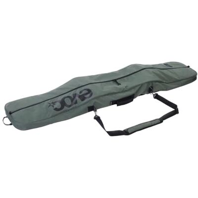 EVOC BOARD BAG Transportväska för snowboards, snowboardväska (vaddering i väskans ändar, avtagbar axelrem, snowboardskydd för brädor upp till 165 cm), mörk olivgrön EVOC BOARD BAG Transportväska för snowboards, snowboardväska (vaddering i väskans ändar, avtagbar axelrem, snowboardskydd för brädor upp till 165 cm), mörk olivgrön