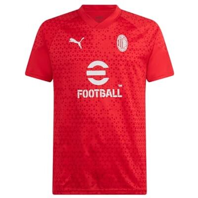 AC Milan PUMA unisex vuxen Acm Training Jersey T-shirt AC Milan PUMA unisex vuxen Acm Training Jersey T-shirt