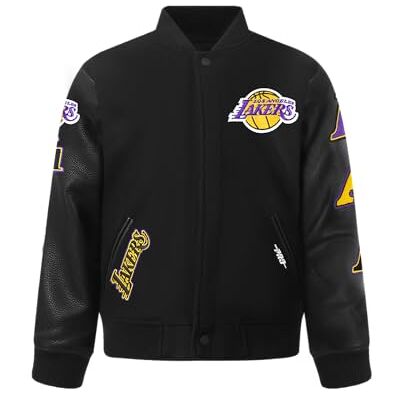Pro Standard barn NBA Classic Chenille Bb ull Varsity Jacka, Jet Black, XL, Kolsvart, XL Pro Standard barn NBA Classic Chenille Bb ull Varsity Jacka, Jet Black, XL, Kolsvart, XL
