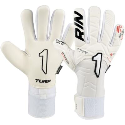 Rinat Målvaktshandske Kratos Turf Wht Junior vit storlek 4 Rinat Målvaktshandske Kratos Turf Wht Junior vit storlek 4