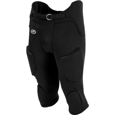 Rawlings Sportartiklar herr lättviktsintegrerad fotbollsspelbyxa Svart M Rawlings Sportartiklar herr lättviktsintegrerad fotbollsspelbyxa Svart M