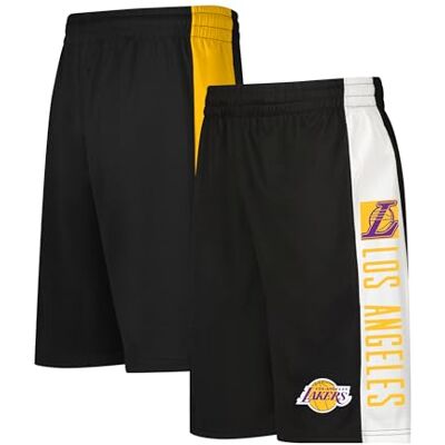 Ultra Game NBA Los Angeles Lakers Mens Mesh Basketball Shorts, Black, Medium Ultra Game NBA Los Angeles Lakers Mens Mesh Basketball Shorts, Black, Medium