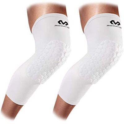McDavid – 6446R – knäkompressionshylsa – Hexpad – unisex vuxen – knäskyddsärm – förhindrar slagskador – mycket elastisk – inomhussport – basket knäärm – (6446R) McDavid – 6446R – knäkompressionshylsa – Hexpad – unisex vuxen – knäskyddsärm – förhindrar slagskador – mycket elastisk – inomhussport – basket knäärm – (6446R)