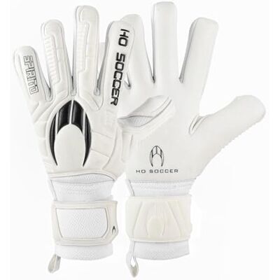 HO Soccer SPIRITO White Negative Målvaktshandskar, Unisex Vuxen, Vit, 12 HO Soccer SPIRITO White Negative Målvaktshandskar, Unisex Vuxen, Vit, 12