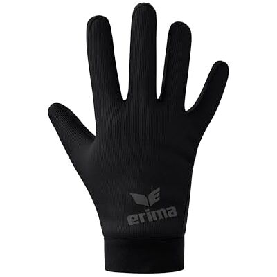 Erima Unisex – vuxna funktionell fältspelarhandske (2242401), svart, M Erima Unisex – vuxna funktionell fältspelarhandske (2242401), svart, M
