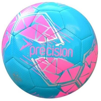 Precision Fusion High Performance Midi-fotboll, hållbar, maskinsydd TPU, 2 mm EVA-fodrad, lätt 220 g, blå, officiell bollstorlek 2 Precision Fusion High Performance Midi-fotboll, hållbar, maskinsydd TPU, 2 mm EVA-fodrad, lätt 220 g, blå, officiell bollstorlek 2