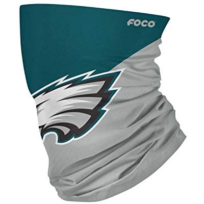 FOCO NFL damask halsduk för alltid samling multifunktionell halsduk halsduk ansiktsmask hårband halsduk amerikansk fotboll alla lag, Philadelphia Eagles, One size FOCO NFL damask halsduk för alltid samling multifunktionell halsduk halsduk ansiktsmask hårband halsduk amerikansk fotboll alla lag, Philadelphia Eagles, One size