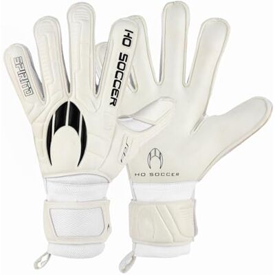 HO Soccer SPIRITO White Protek Flat Målvaktshandskar, Unisex Vuxen, Vit HO Soccer SPIRITO White Protek Flat Målvaktshandskar, Unisex Vuxen, Vit