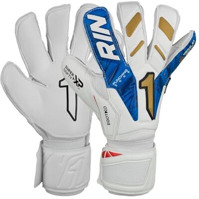 Rinat Målvaktshandske Egotiko Avenger Prime, vit/marinblå blå, unisex vuxen Rinat Målvaktshandske Egotiko Avenger Prime, vit/marinblå blå, unisex vuxen
