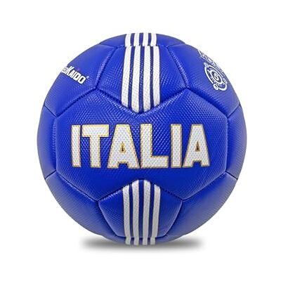 Teorema Giocattoli , Fotbollsboll storlek 5, fotboll för barn och vuxna, design Italien, perfekt för träning och amatörspel, PVC-boll 21 cm diameter Teorema Giocattoli , Fotbollsboll storlek 5, fotboll för barn och vuxna, design Italien, perfekt för träning och amatörspel, PVC-boll 21 cm diameter