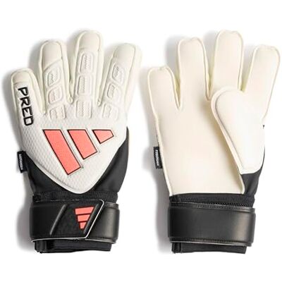 adidas unisex barn Predator Match Fingersave Junior Goalkeeper Glove Gloves, white/black/Solar Turbo, 4.5 adidas unisex barn Predator Match Fingersave Junior Goalkeeper Glove Gloves, white/black/Solar Turbo, 4.5